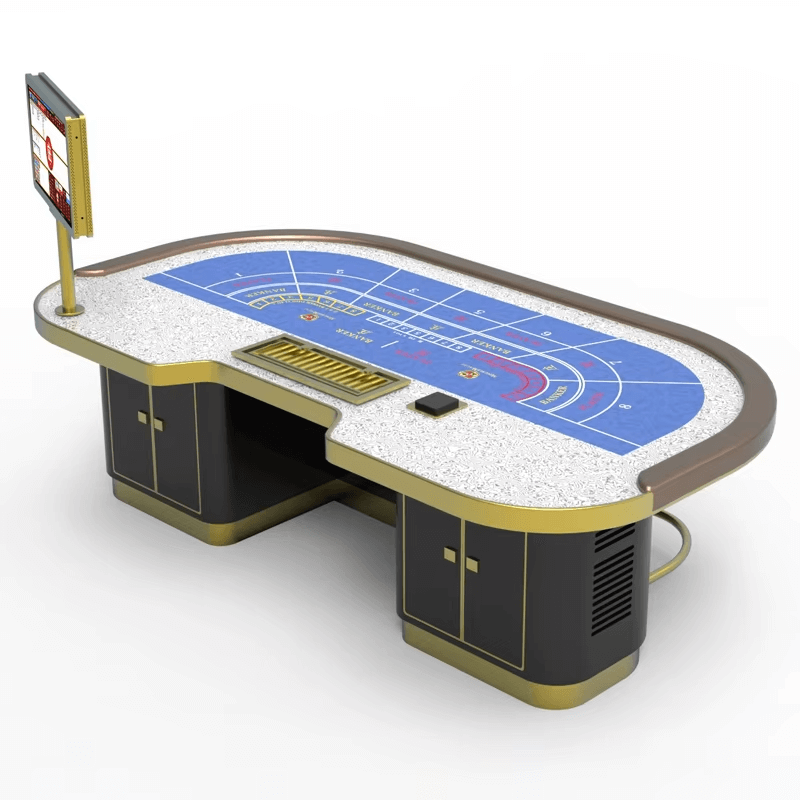 Professional Baccarat Table | High-Quality Oval Classic Design - Image 4