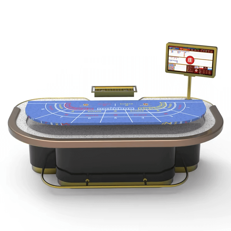 Professional Baccarat Table | High-Quality Oval Classic Design - Image 5