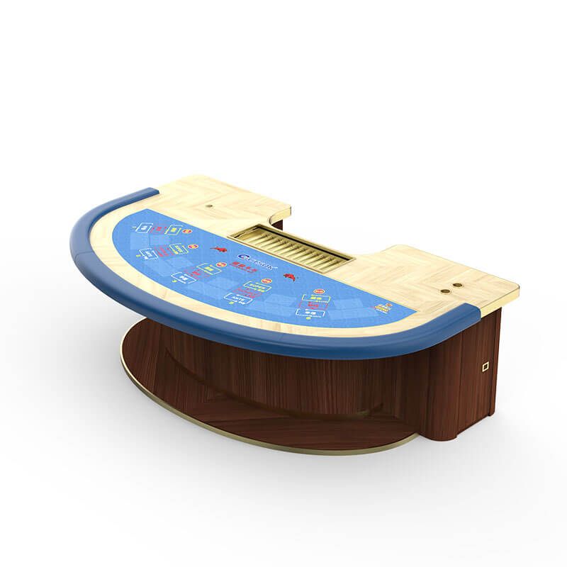 專業百家樂桌台｜高品質橢圓形古典風 - 圖片7