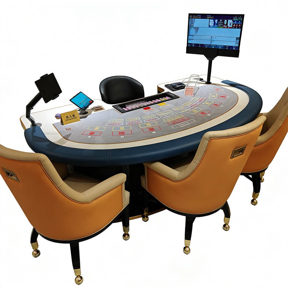 Professional Bull Bull Gaming Table｜Highly Interactive Casino Poker Table Design 