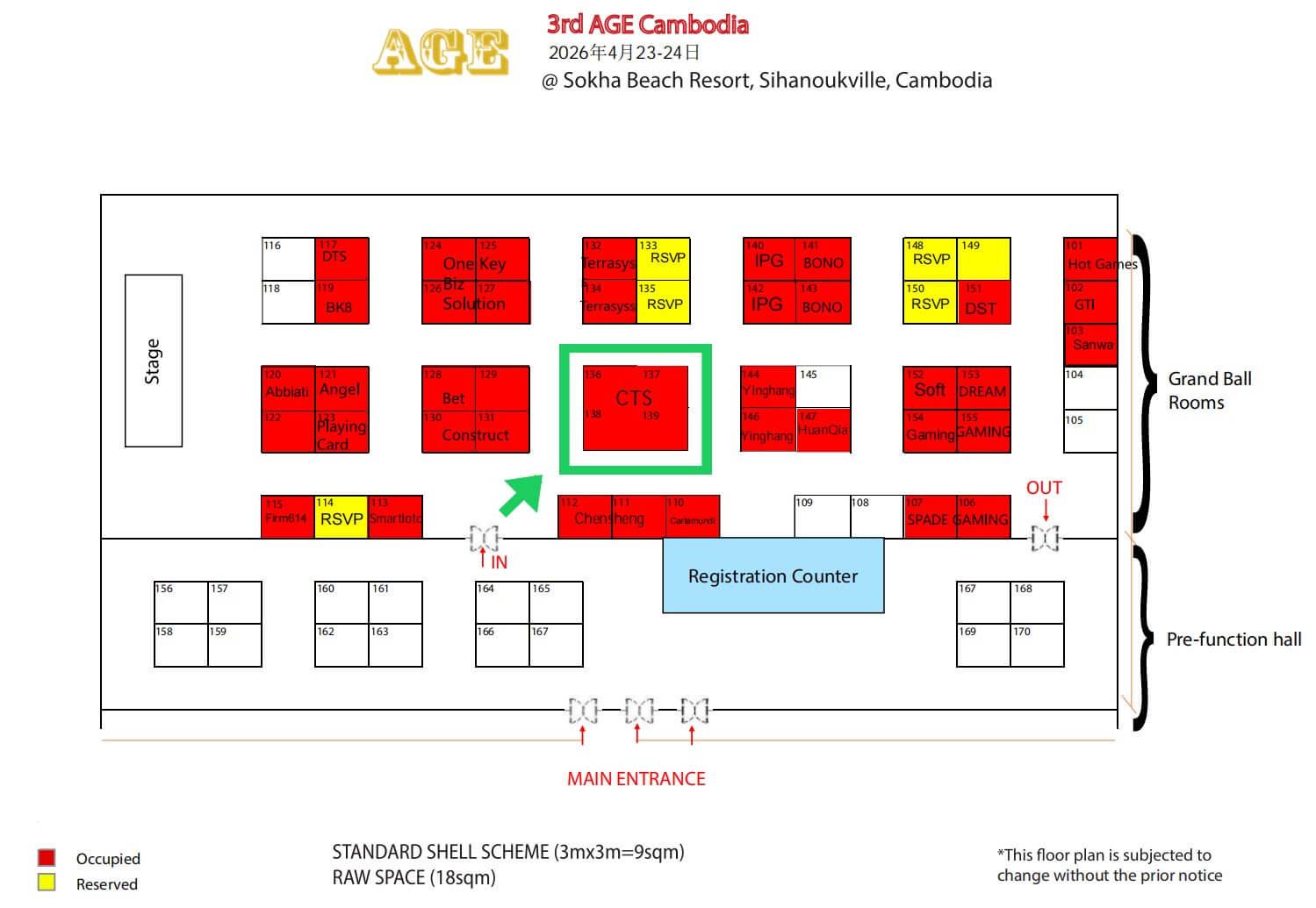 
                     CTSOK to Exhibit at AGE 2026 Cambodia (Sihanoukville) &ndash; Booth 136&ndash;139                 
