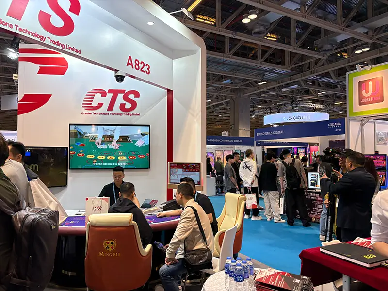 G2E Asia Macau 2026 の CTSOK 展示ブース