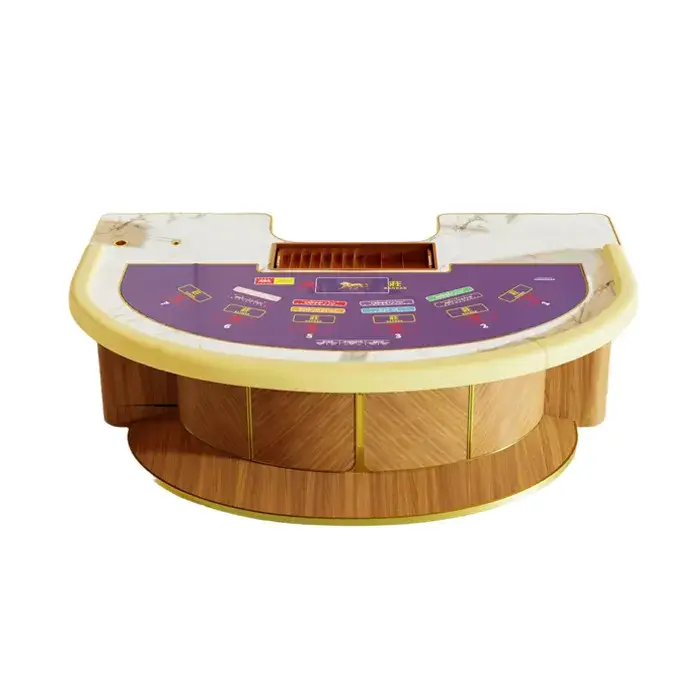 Luxury Marble AI Hyper-Management Baccarat Table - Image 2