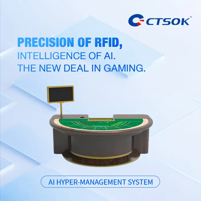 Semi-Circular Stepping Baccarat Table - Product main image