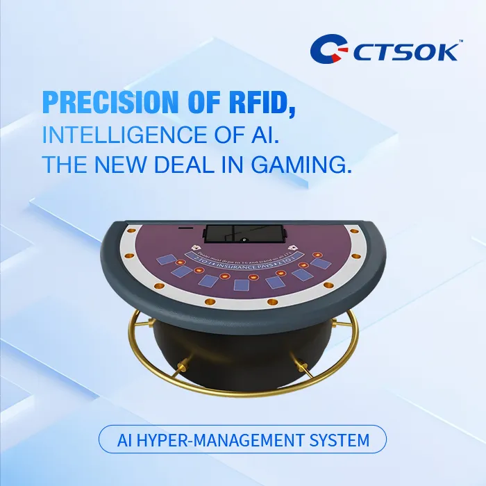 Semi-Circular Blackjack Table With Leg Rest - Product main image
