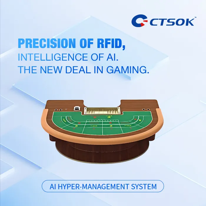 RFID Dragon Tiger Baccarat Game Table - Product main image