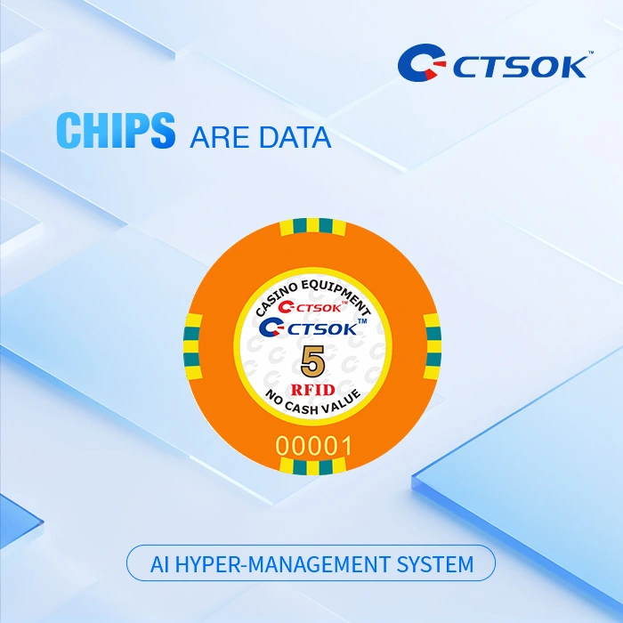 5 Value RFID Casino Chip - Product main image