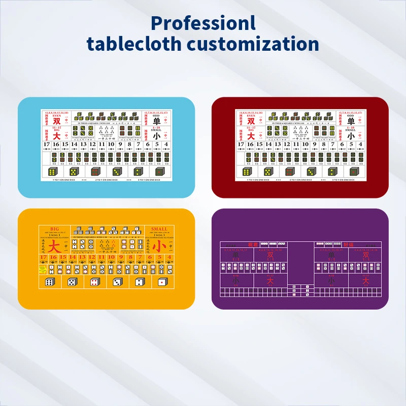 Professional Sic Bo Table Layout | Custom Casino Felt - Image 3
