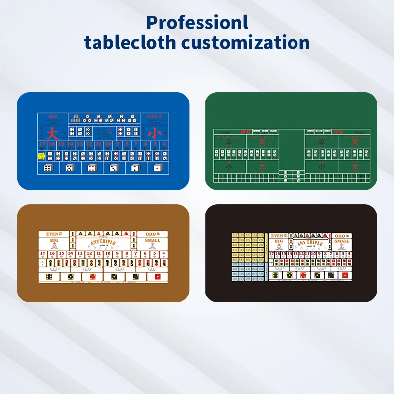 Professional Sic Bo Table Layout | Custom Casino Felt - Image 2