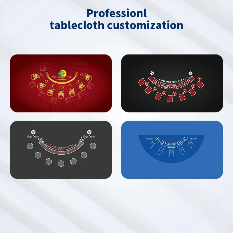 Professional Blackjack Table Layout | Custom 6&ndash;7 Player Casino Felt - Image 2
