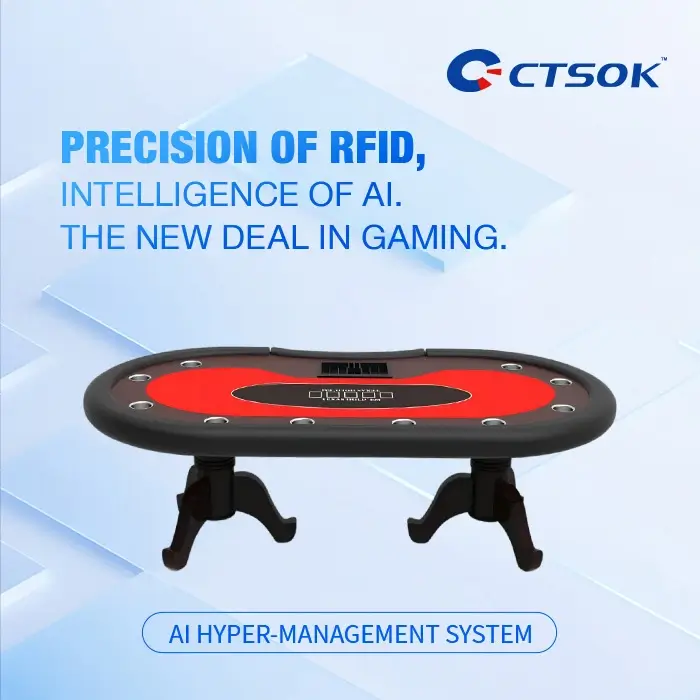 Luxury Tiger Claw Texas Holdem Table