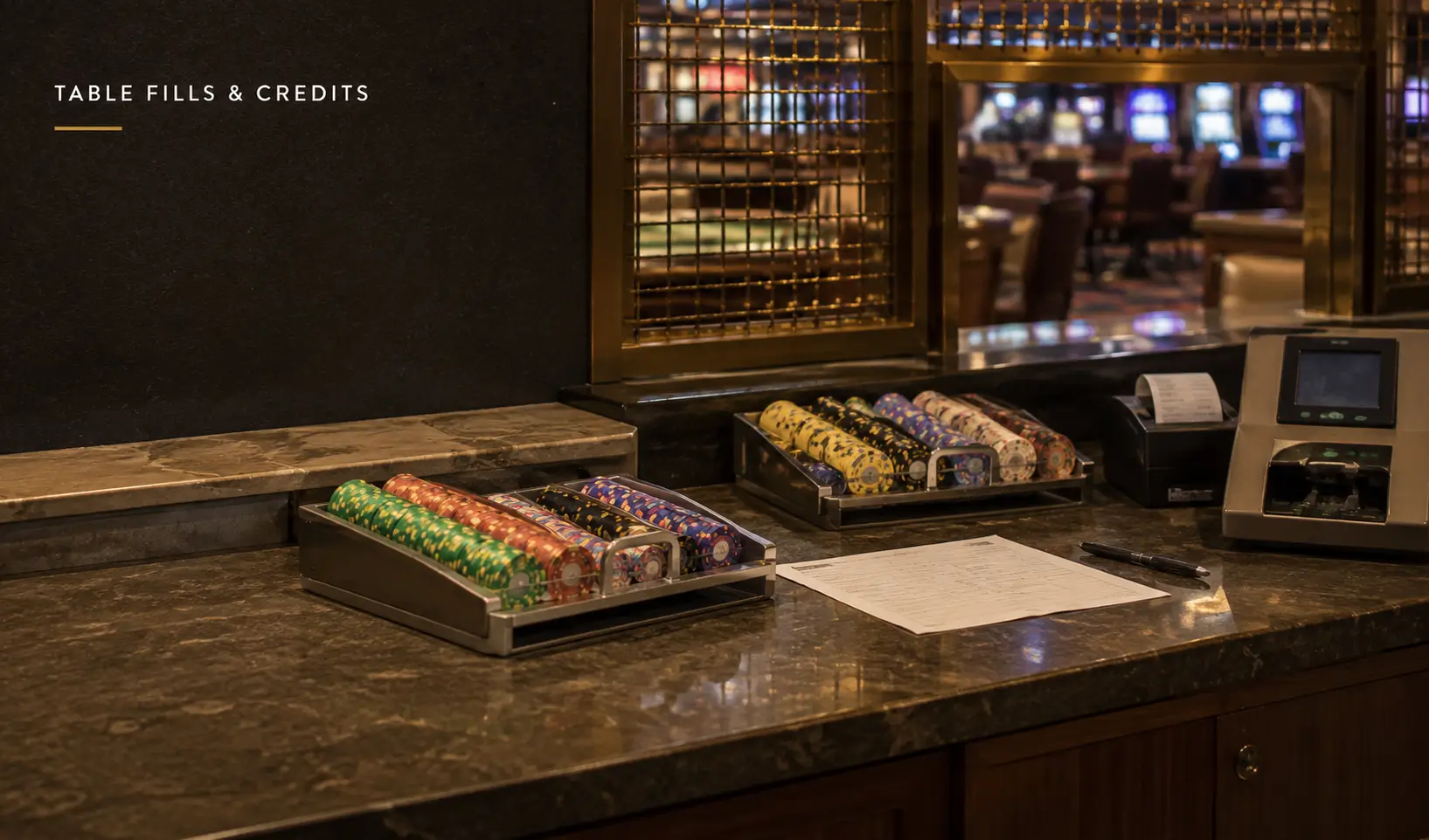 
             How Baccarat Table Fills and Credits Move Through a Casino Management System         