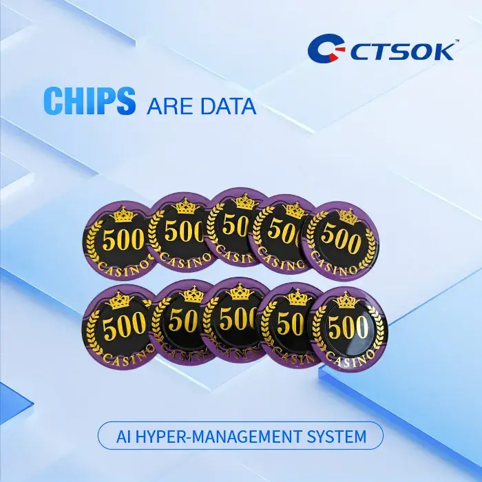  RFID Clay Compositeポーカーチップ | Multi-Denominationスマートカジノセット 