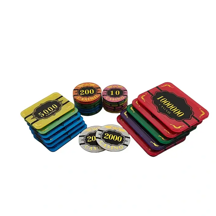 Custom Acrylic Poker Chips | Crystal-Finish RFID Casino Chip Series - Image 3